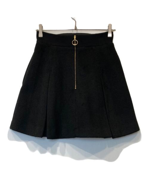 Snidel（スナイデル）Snidel (スナイデル) ウエストリブプリーツミニスカート　SWFS254269 ブラック サイズ:1の古着・服飾アイテム