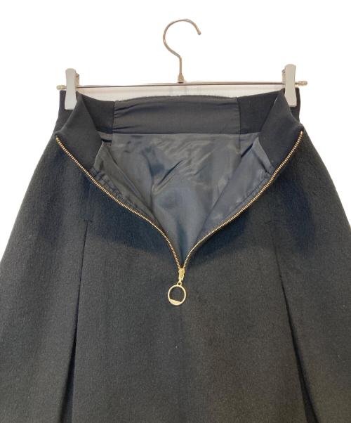 Snidel（スナイデル）Snidel (スナイデル) ウエストリブプリーツミニスカート　SWFS254269 ブラック サイズ:1の古着・服飾アイテム