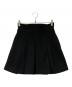 Snidel（スナイデル）の古着「ウエストリブプリーツミニスカート　SWFS254269」｜ブラック