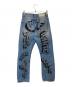 OFFWHITE (オフホワイト) Graffiti Oversize Tomboy Jeans（グラフィティオーバーサイズトムボーイジーンズ）OWYA012F19773062 インディゴ サイズ:25：20000円