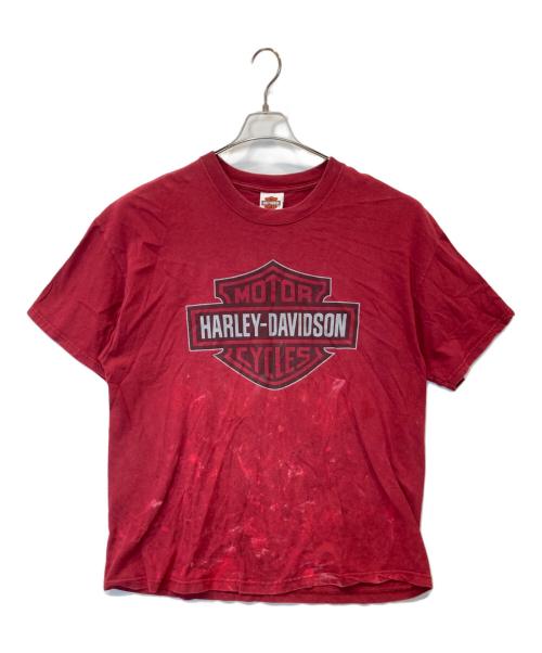 HARLEY-DAVIDSON（ハーレーダビッドソン）HARLEY-DAVIDSON (ハーレーダビッドソン) Tシャツ レッド サイズ:XLの古着・服飾アイテム