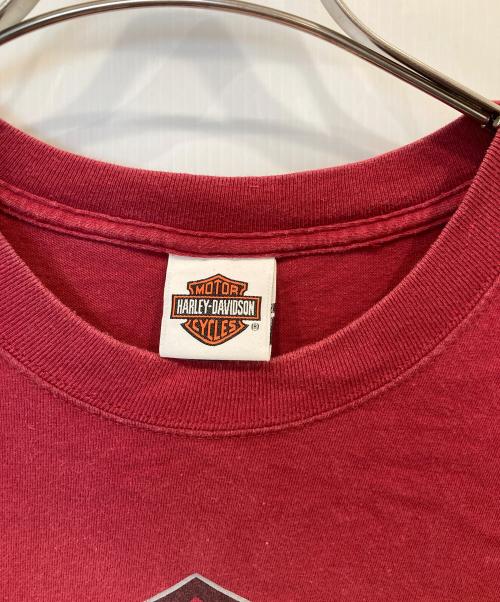 HARLEY-DAVIDSON（ハーレーダビッドソン）HARLEY-DAVIDSON (ハーレーダビッドソン) Tシャツ レッド サイズ:XLの古着・服飾アイテム