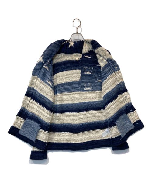 Denim & Supply Ralph Lauren（デニム＆サプライ ラルフローレン）DENIM & SUPPLY RALPH LAUREN (デニム＆サプライ ラルフローレン) ニットカーディガン ネイビー サイズ:Sの古着・服飾アイテム