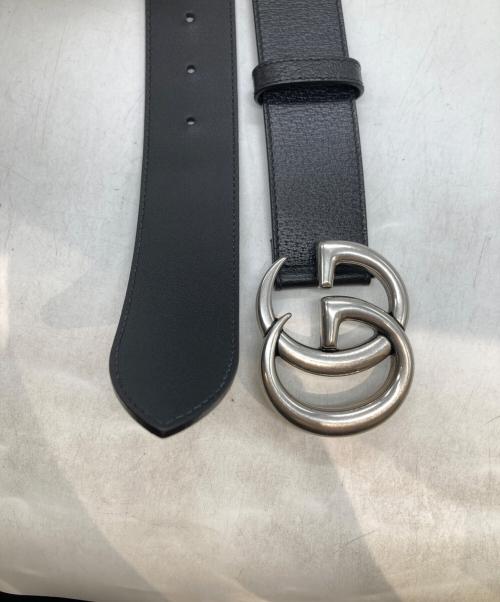 GUCCI（グッチ）GUCCI (グッチ) GG Marmont Belt GGマーモントベルト 406831 ブラック サイズ:90/36の古着・服飾アイテム