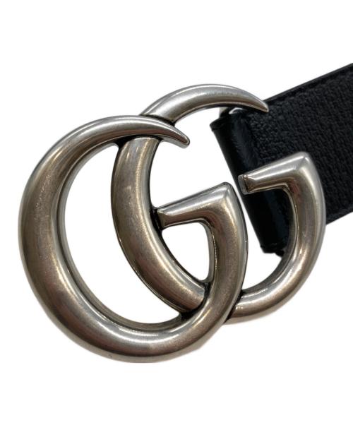 GUCCI（グッチ）GUCCI (グッチ) GG Marmont Belt GGマーモントベルト 406831 ブラック サイズ:90/36の古着・服飾アイテム