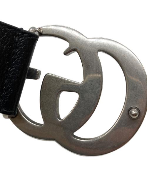 GUCCI（グッチ）GUCCI (グッチ) GG Marmont Belt GGマーモントベルト 406831 ブラック サイズ:90/36の古着・服飾アイテム