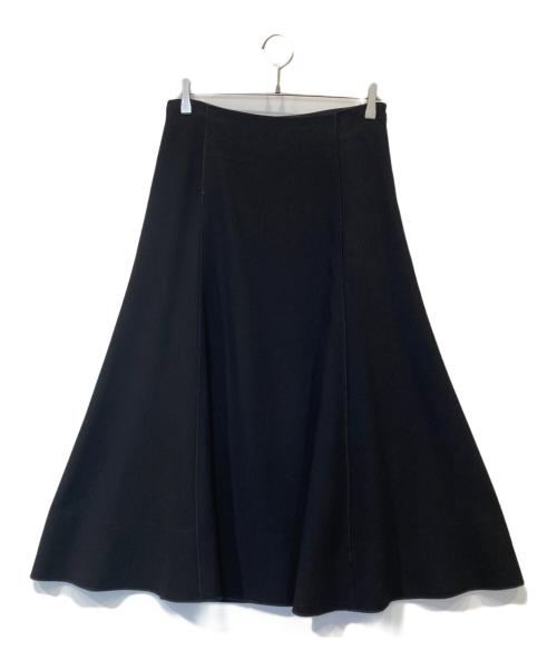 CLANE（クラネ）CLANE (クラネ) TRAPEZOID LONG SKIRT　17109-6121 ブラック サイズ:2の古着・服飾アイテム