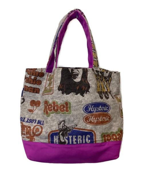 Hysteric Glamour（ヒステリックグラマー）Hysteric Glamour (ヒステリックグラマー) トートバッグ グレーの古着・服飾アイテム