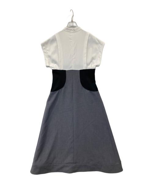 UNITED TOKYO（ユナイテッドトーキョー）UNITED TOKYO (ユナイテッドトーキョー) セットコーディネートワンピース　144211002 ホワイト×グレー サイズ:2の古着・服飾アイテム