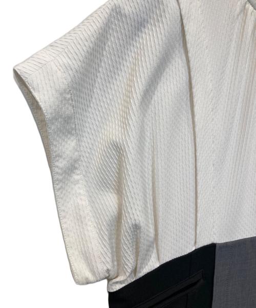 UNITED TOKYO（ユナイテッドトーキョー）UNITED TOKYO (ユナイテッドトーキョー) セットコーディネートワンピース　144211002 ホワイト×グレー サイズ:2の古着・服飾アイテム