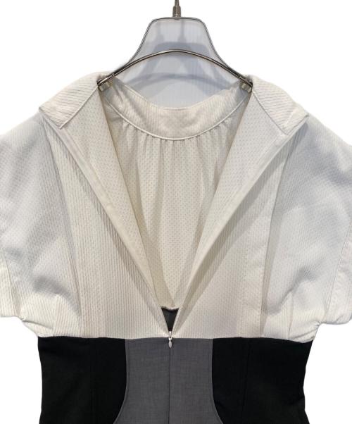 UNITED TOKYO（ユナイテッドトーキョー）UNITED TOKYO (ユナイテッドトーキョー) セットコーディネートワンピース　144211002 ホワイト×グレー サイズ:2の古着・服飾アイテム