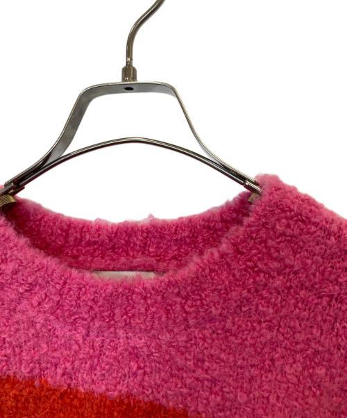marimekko（マリメッコ）marimekko (マリメッコ) Taifuuni / Intuitio knitted wool pullover 092336/522422 ニット ピンク サイズ:Sの古着・服飾アイテム