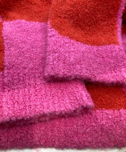 marimekko（マリメッコ）marimekko (マリメッコ) Taifuuni / Intuitio knitted wool pullover 092336/522422 ニット ピンク サイズ:Sの古着・服飾アイテム