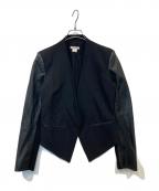 HELMUT LANGヘルムートラング）の古着「ショート丈ジャケット　E06HW103」｜ブラック