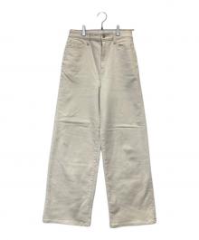 theory luxe（セオリーリュクス）の古着「Lumiere Denim Banny D リュミエールデニムバニーディー 03-4106400」｜アイボリー