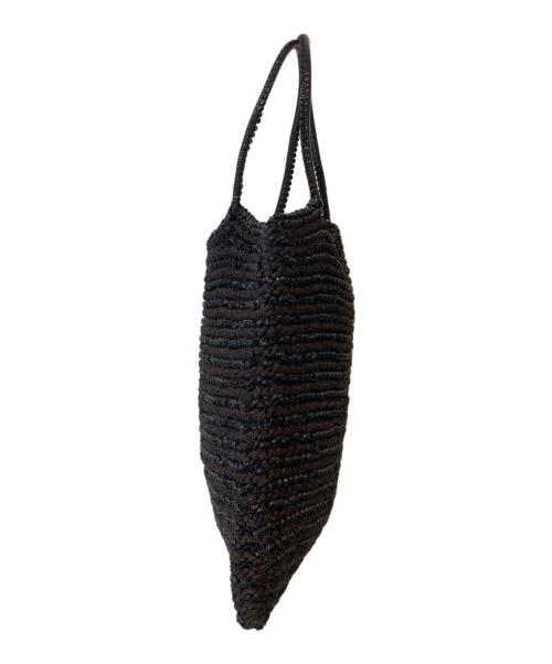 ANTEPRIMA（アンテプリマ）ANTEPRIMA (アンテプリマ) ボーダーワイヤーハンドバッグ ブラウンの古着・服飾アイテム