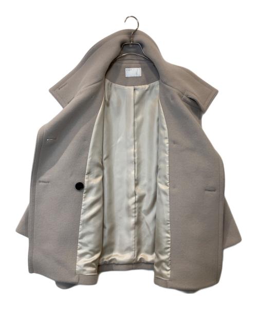 Noble（ノーブル）Noble (ノーブル) スタンドカラーオーバーコート 23020240900040 アイボリー サイズ:FREEの古着・服飾アイテム