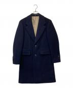 BANANA REPUBLICバナナリパブリック）の古着「WOOL TOPCOAT ウールトップコート 572205」｜ネイビー