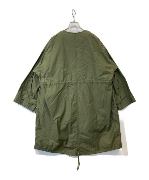 URBAN RESEARCH DOORS（アーバンリサーチドアーズ）URBAN RESEARCH DOORS (アーバンリサーチドアーズ) 3WAYノーカラーモッズコート　DR26-27T110 グリーン サイズ:Mの古着・服飾アイテム