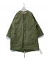 URBAN RESEARCH DOORS（アーバンリサーチドアーズ）の古着「3WAYノーカラーモッズコート　DR26-27T110」｜グリーン