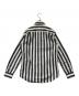 FRED PERRY (フレッドペリー) ストライプシャツ グレー×ホワイト サイズ:S：4000円