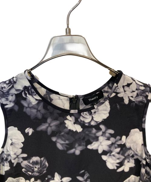 theory（セオリー）theory (セオリー) PHOTU FLORAL CDC BRINGAM PULL ON TROUSER セットアップ01-8308214 ブラック サイズ:Sの古着・服飾アイテム