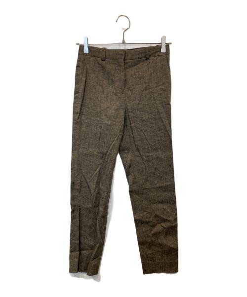 theory（セオリー）theory (セオリー) リネンセットアップ　01-9104018 ブラウン サイズ:上（00）下（XXO）の古着・服飾アイテム