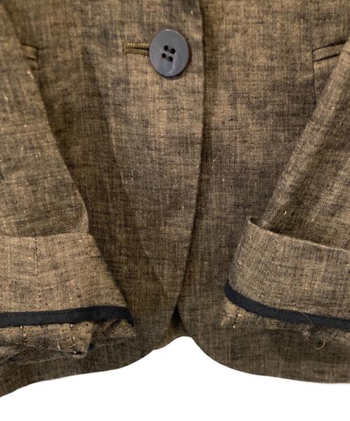 theory（セオリー）theory (セオリー) リネンセットアップ　01-9104018 ブラウン サイズ:上（00）下（XXO）の古着・服飾アイテム