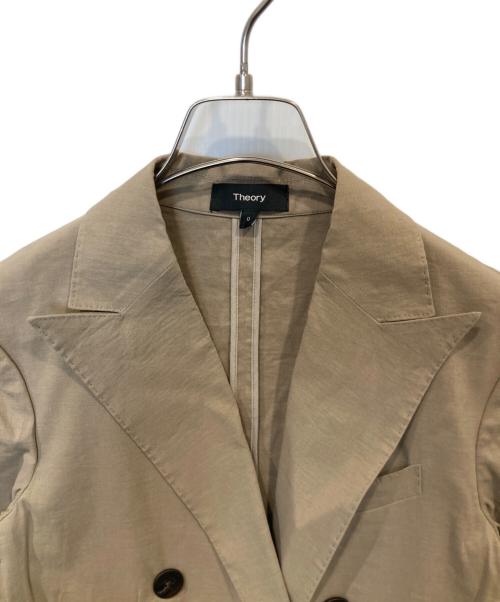 theory（セオリー）theory (セオリー) リネン混セットアップ　01-0106416 ベージュ サイズ: 上（0）下（XXO)の古着・服飾アイテム