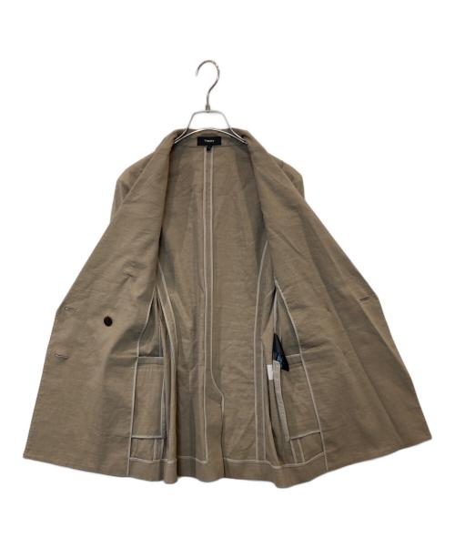 theory（セオリー）theory (セオリー) リネン混セットアップ　01-0106416 ベージュ サイズ: 上（0）下（XXO)の古着・服飾アイテム