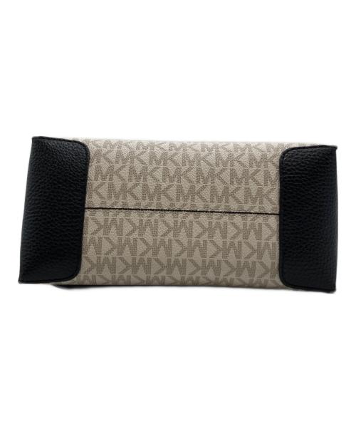 MICHAEL KORS（マイケル・コース）MICHAEL KORS (マイケル・コース) 2WAYバッグ 35S1GM9M2B ベージュ×ブラックの古着・服飾アイテム