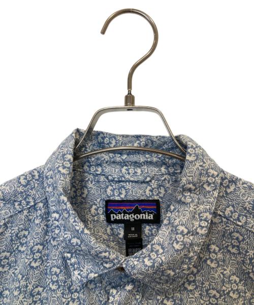 Patagonia（パタゴニア）Patagonia (パタゴニア) バック・ステップ・シャツ　53139 ブルー サイズ:Mの古着・服飾アイテム