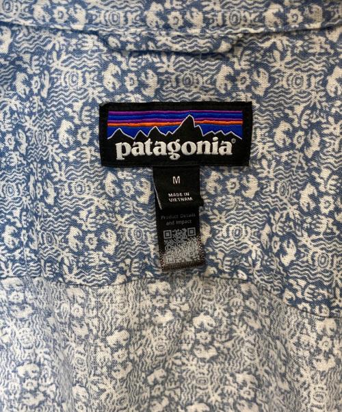Patagonia（パタゴニア）Patagonia (パタゴニア) バック・ステップ・シャツ　53139 ブルー サイズ:Mの古着・服飾アイテム