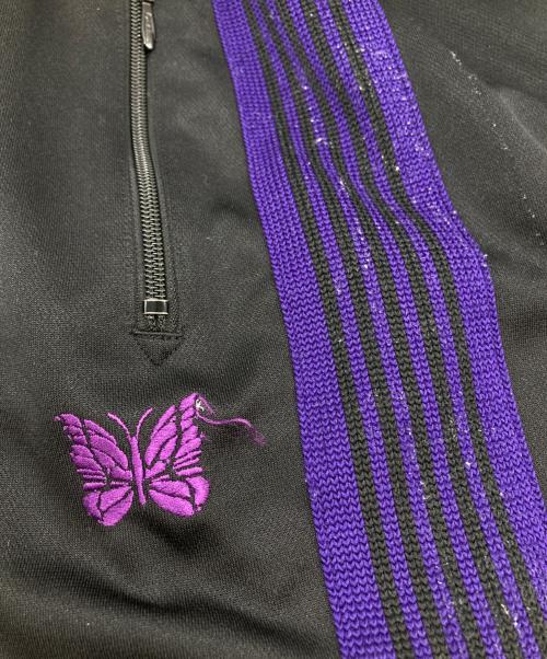 Needles（ニードルズ）Needles (ニードルズ) トラックパンツ　IN374 パープル×ブラック サイズ:XSの古着・服飾アイテム