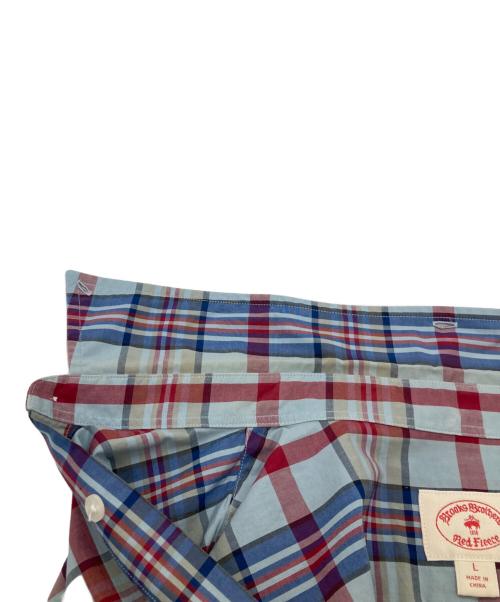 BROOKS BROTHERS（ブルックスブラザーズ）BROOKS BROTHERS (ブルックスブラザーズ) チェックシャツ ネイビー×レッド サイズ:Lの古着・服飾アイテム