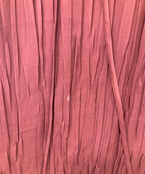 theory（セオリー）theory (セオリー) プリーツワンピース　01-0205509 ワインレッド サイズ: Pの古着・服飾アイテム