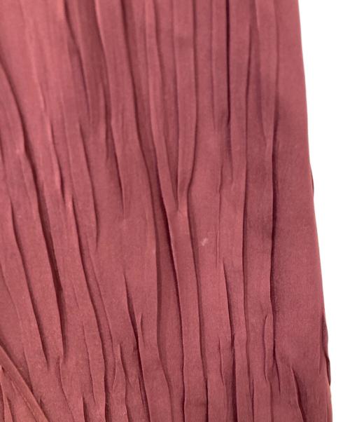 theory（セオリー）theory (セオリー) プリーツワンピース　01-0205509 ワインレッド サイズ: Pの古着・服飾アイテム