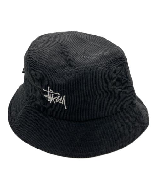 stussy（ステューシー）stussy (ステューシー) バケットハット ブラックの古着・服飾アイテム