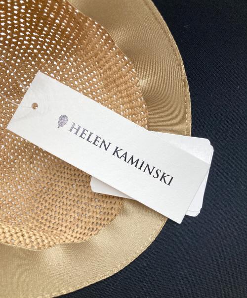 HELEN KAMINSKI（ヘレンカミンスキー）HELEN KAMINSKI (ヘレンカミンスキー) ラフィアキャップ HAT50530 ベージュ サイズ:ONE 未使用品の古着・服飾アイテム