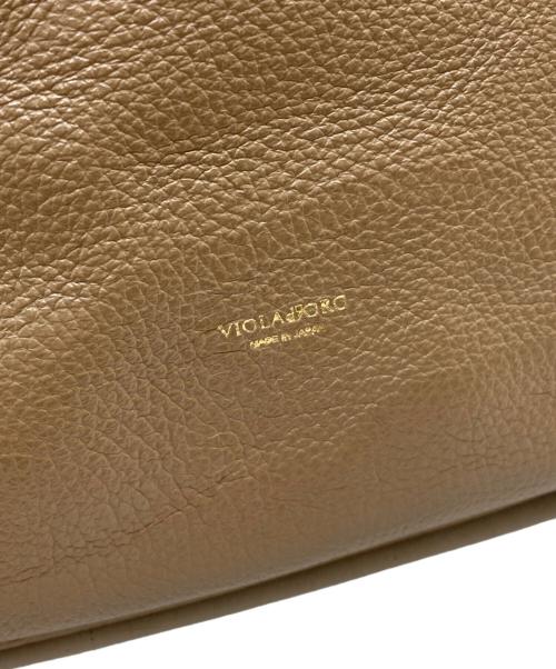 VIOLAd'ORO（ヴィオラドーロ）VIOLAd'ORO (ヴィオラドーロ) トートバッグ ベージュの古着・服飾アイテム