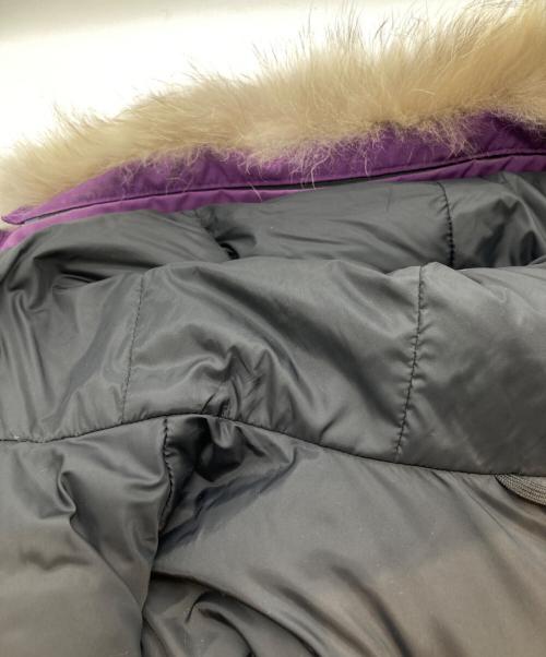 CANADA GOOSE（カナダグース）CANADA GOOSE (カナダグース) SOPHNET. (ソフネット) 別注ジャスパーダウンジャケット 3540JM R パープル サイズ:Sの古着・服飾アイテム