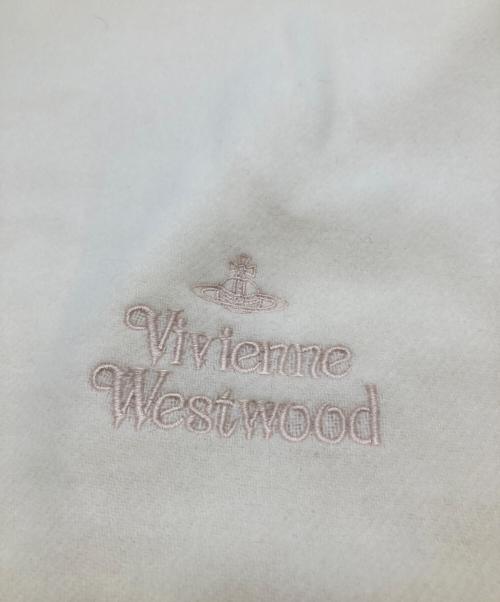 Vivienne Westwood（ヴィヴィアンウエストウッド）Vivienne Westwood (ヴィヴィアンウエストウッド) ウールマフラー アイボリーの古着・服飾アイテム