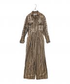 sara mallika×6(ROKU) BEAUTY&YOUTHサラマリカ×ロク ビューティーアンドユース）の古着「オールインワン　020822SP4」｜ベージュ