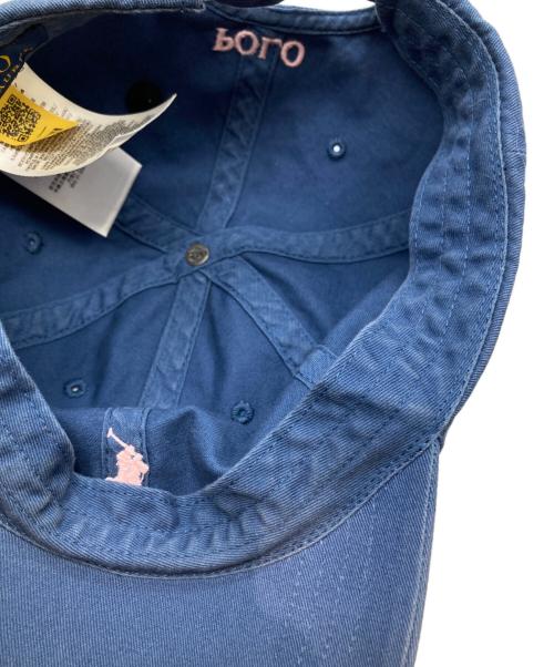 POLO RALPH LAUREN（ポロ・ラルフローレン）POLO RALPH LAUREN (ポロ・ラルフローレン) キャップ ネイビーの古着・服飾アイテム
