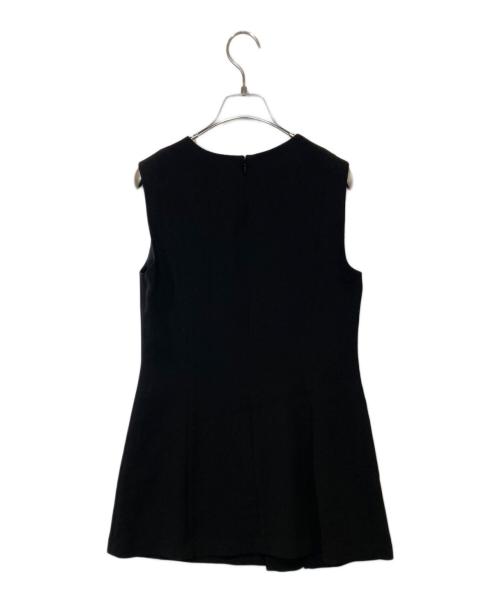 theory（セオリー）theory (セオリー) CLASSIC CREPE ノースリーブブラウス 01-0308219 ブラック サイズ:2の古着・服飾アイテム