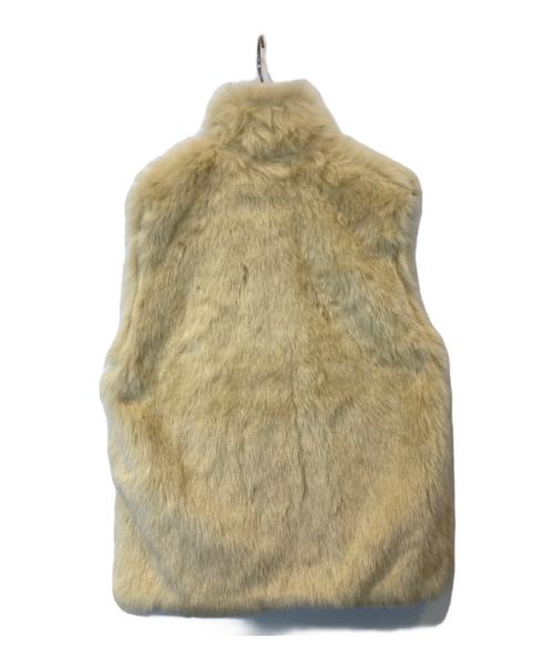 FARFIELD ORIGINAL（ファーフィールドオリジナル）FARFIELD ORIGINAL (ファーフィールドオリジナル) エコファーベスト ベージュ サイズ:2の古着・服飾アイテム