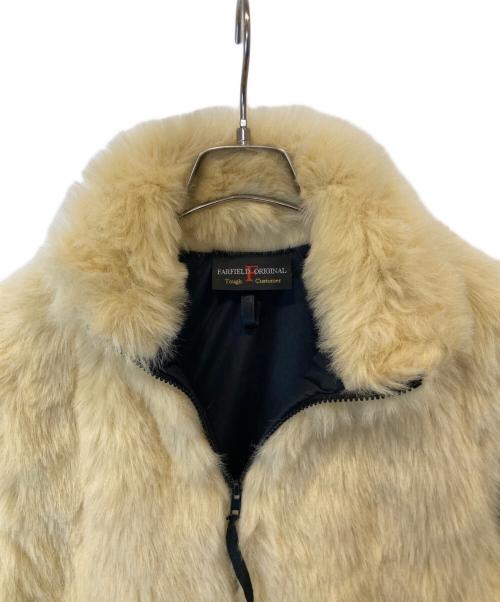 FARFIELD ORIGINAL（ファーフィールドオリジナル）FARFIELD ORIGINAL (ファーフィールドオリジナル) エコファーベスト ベージュ サイズ:2の古着・服飾アイテム