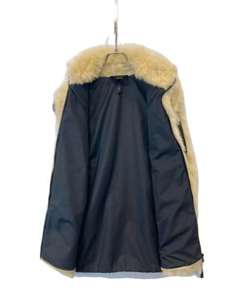 FARFIELD ORIGINAL（ファーフィールドオリジナル）FARFIELD ORIGINAL (ファーフィールドオリジナル) エコファーベスト ベージュ サイズ:2の古着・服飾アイテム