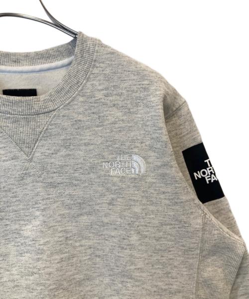 THE NORTH FACE（ザ ノース フェイス）THE NORTH FACE (ザ ノース フェイス) Square Logo Crew（スクエアロゴクルー）NT61931 オートミール サイズ:Sの古着・服飾アイテム