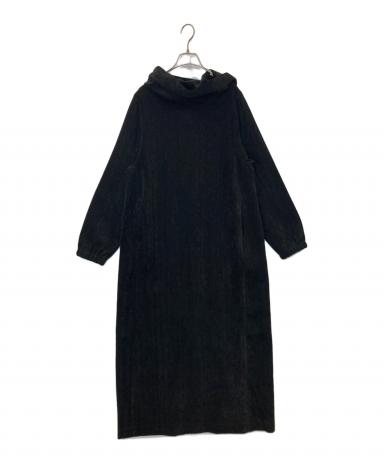 中古・古着通販】crewre (クルー) ベルベットフードワンピース